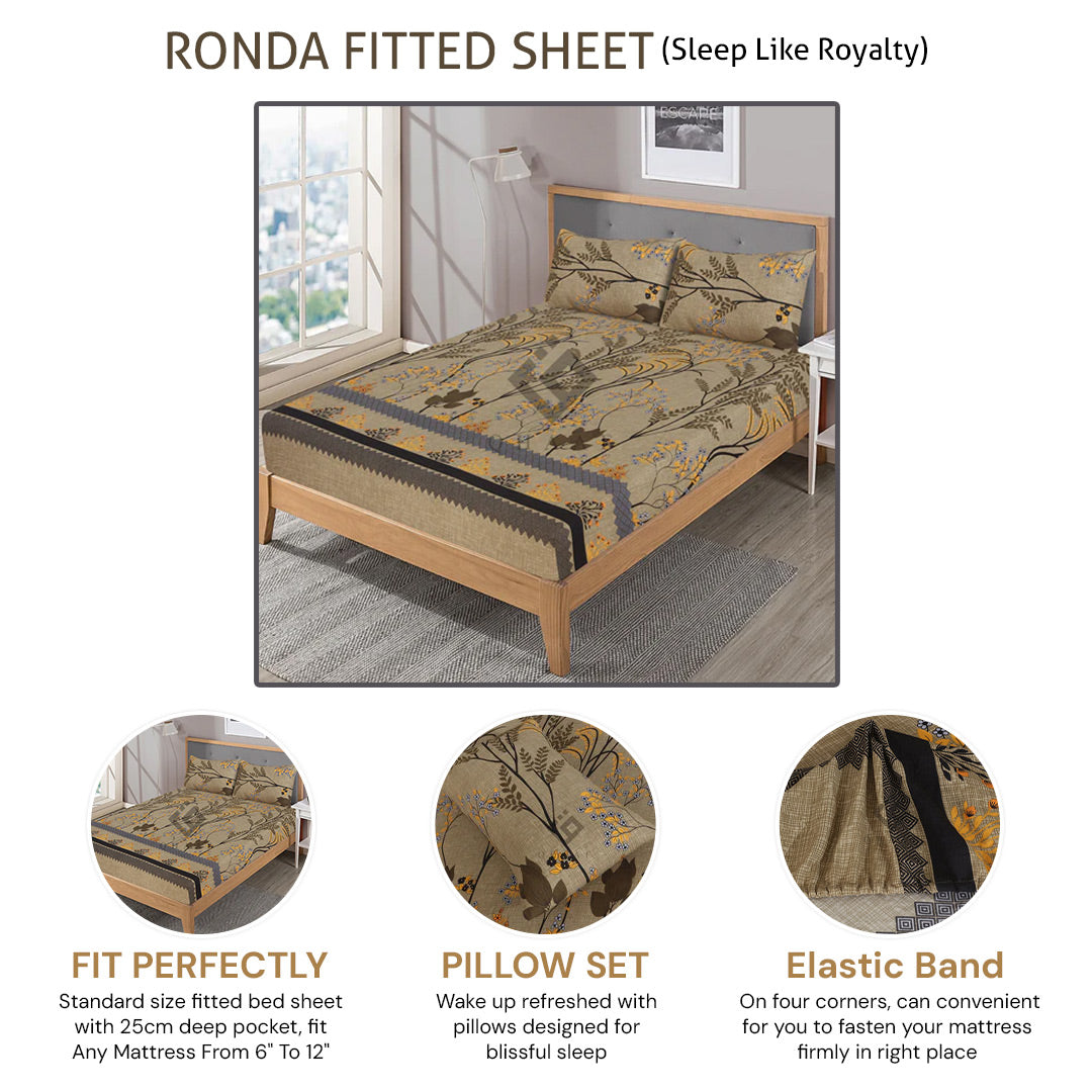 RONDA FITTED SHEET - (PREMIUM)