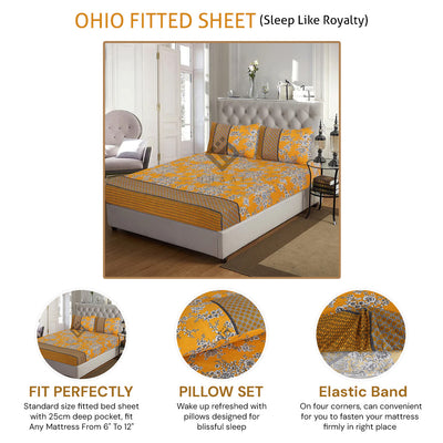 OHIO FITTED SHEET - (PREMIUM)