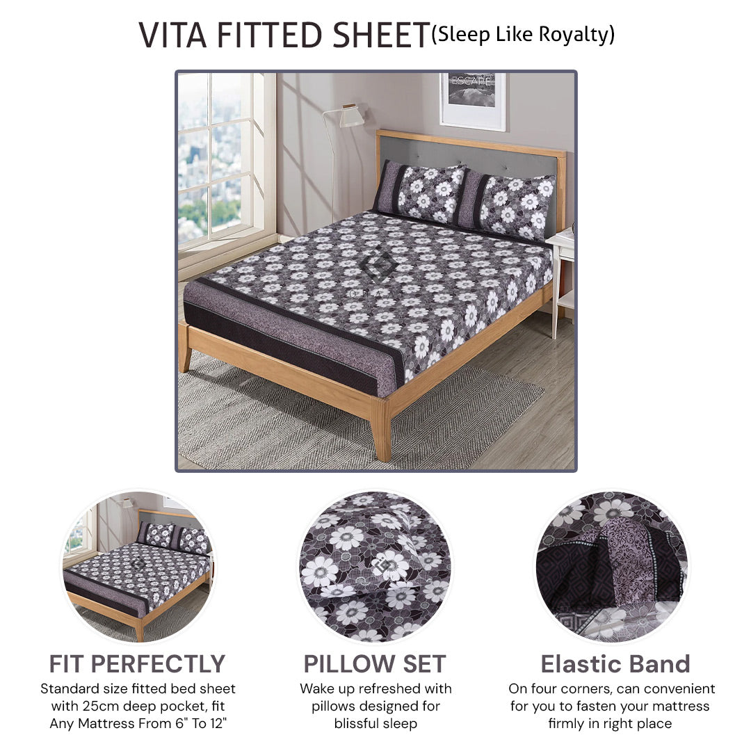 VITA FITTED SHEET - (PREMIUM)