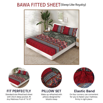 BAWA FITTED SHEET - (PREMIUM)