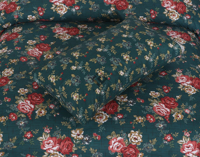 flowered single bedsheet set