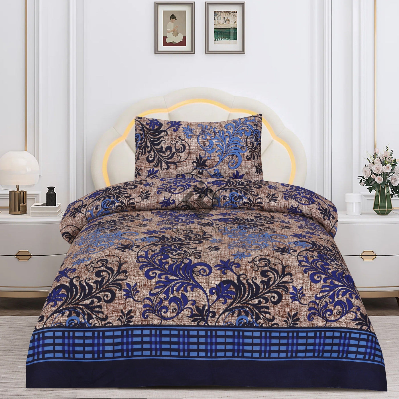 B.aosta single bedsheet set