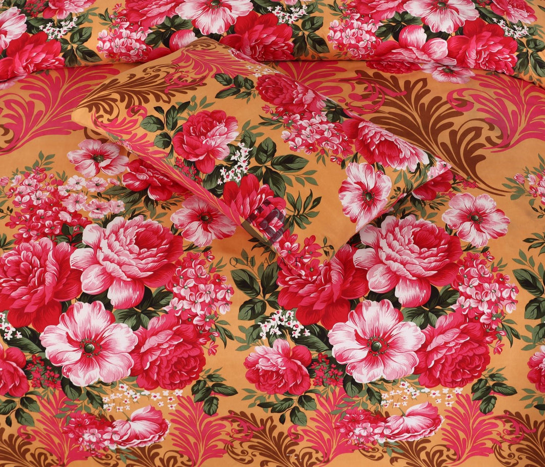 ROSE BEDSHEET SET - 3 PCS (PREMIUM)