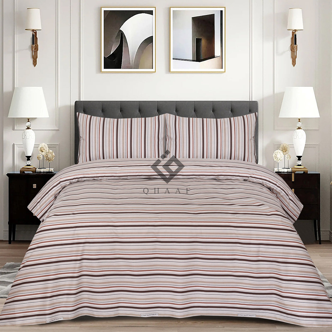 riley bedsheet set - 3 pcs (premium)