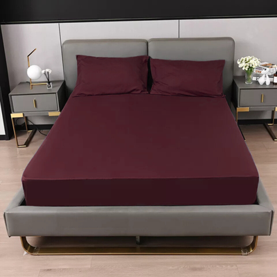 PLUM LUXURY FITTED SHEET- 3 PCS