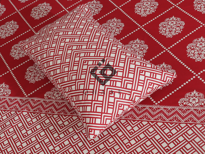 ORNATE FITTED SHEET - (PREMIUM)