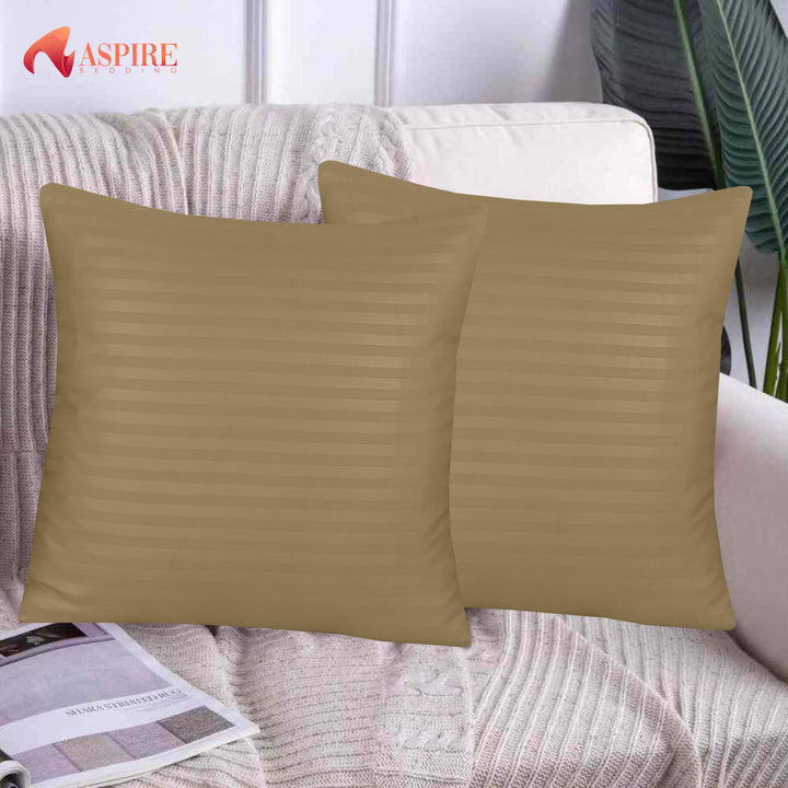 SKIN SATIN STRIPE CUSHION COVER (PACK OF 2)