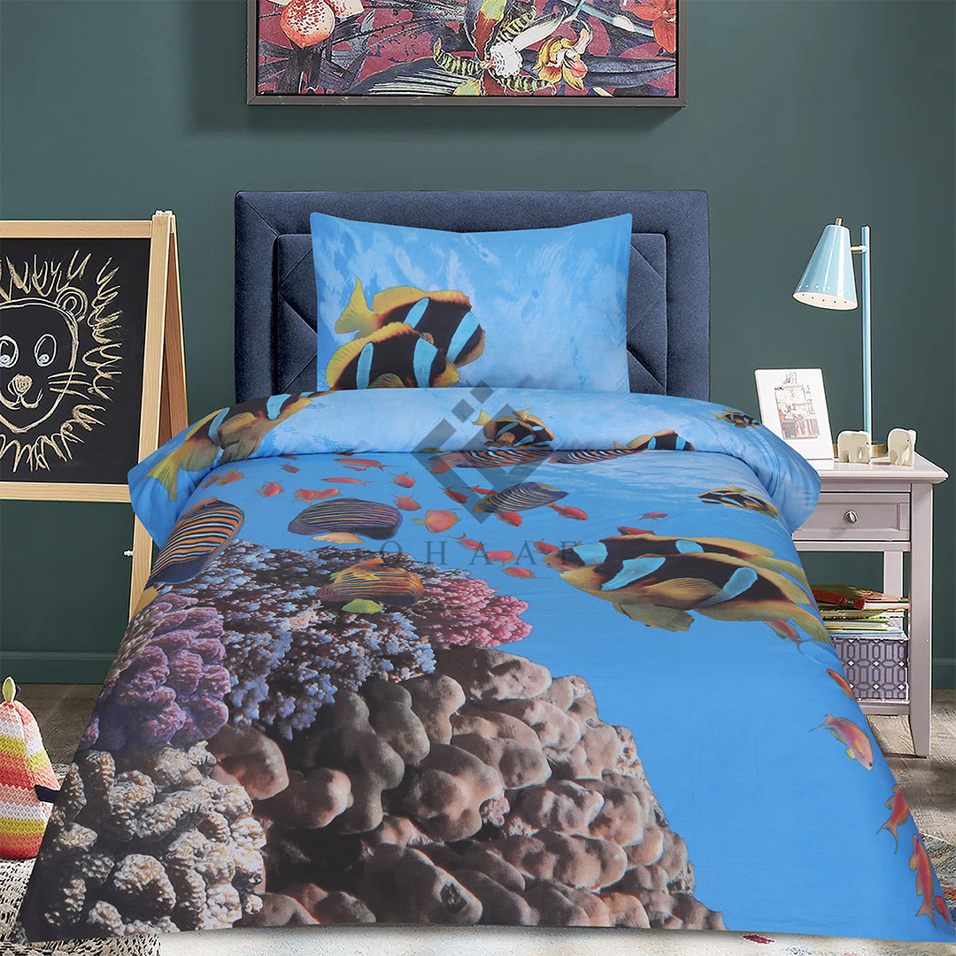 AQUARIUM- Kids BEDSHEET SET