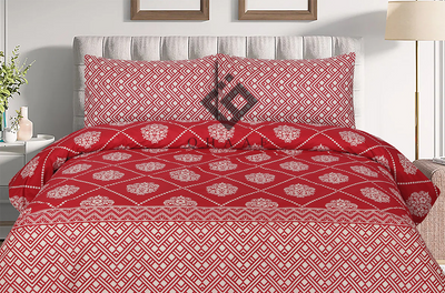 ORNATE BEDSHEET SET - 3 PCS