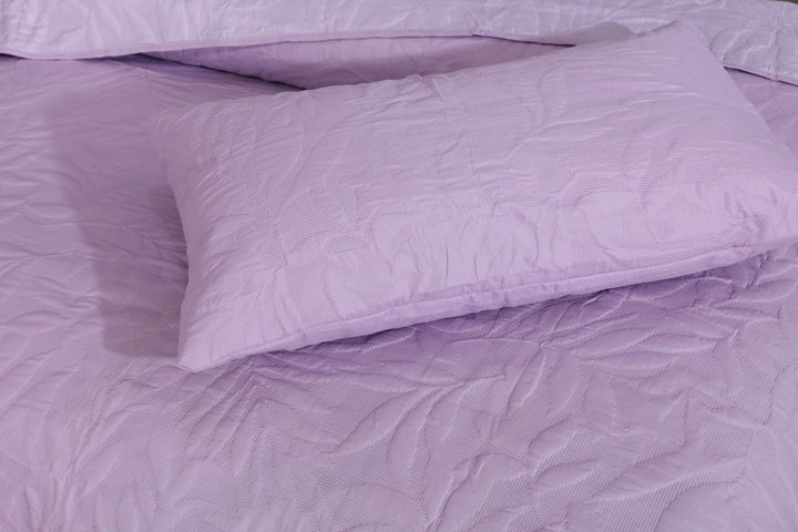 L.PURPLE BEDSPREAD SET - 3 PCS (PREMIUM)