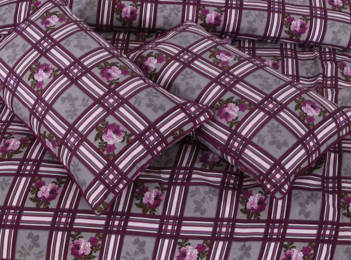 PURPLY BEDSHEET SET - 3 PCS (PREMIUM)