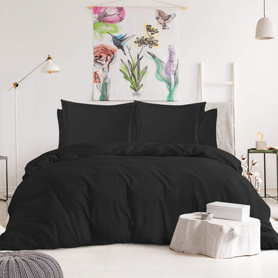 BLACK DUVET SET - 6 PCS (PREMIUM)