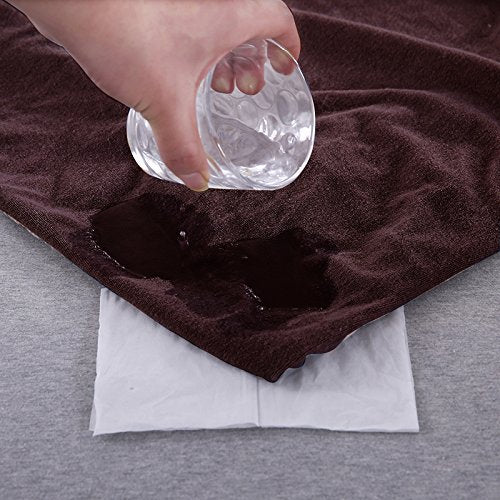 FITTED WATERPROOF MATTRESS PROTECTOR - BROWN