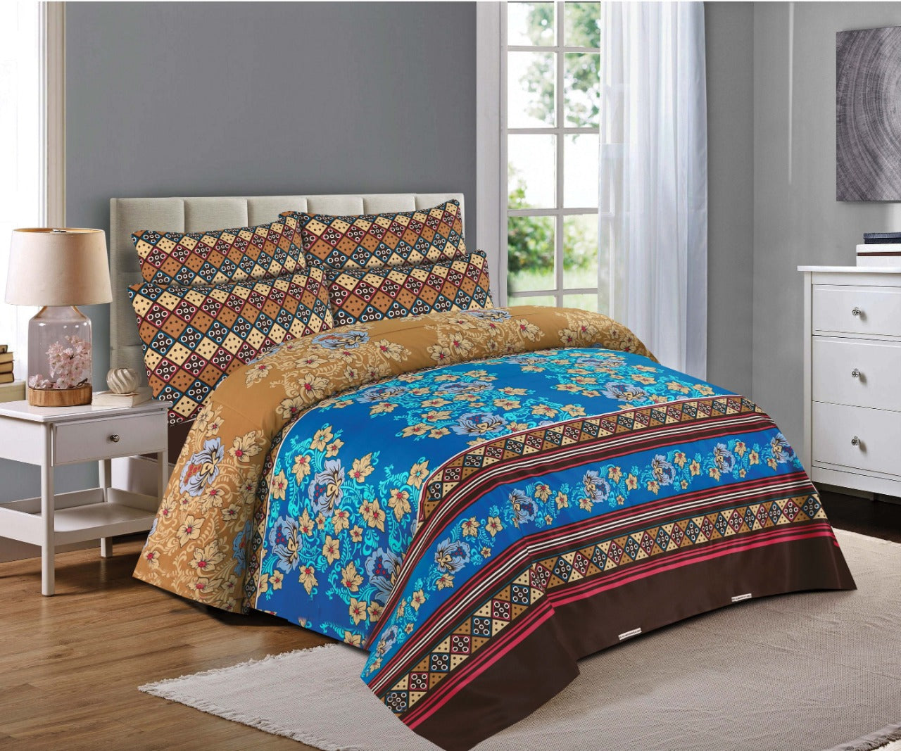 RAKHOT BEDSHEET SET - 3 PCS (PREMIUM)