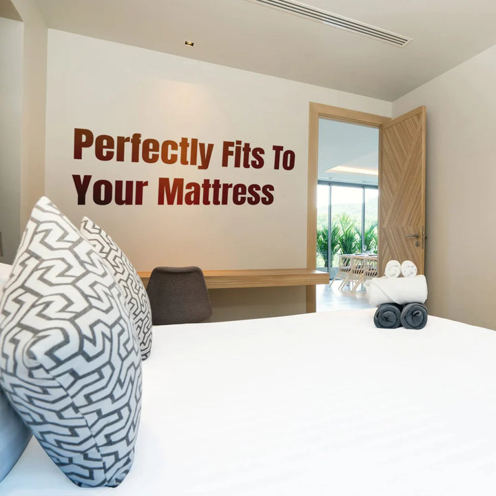 RED FITTED SHEET - (PREMIUM)