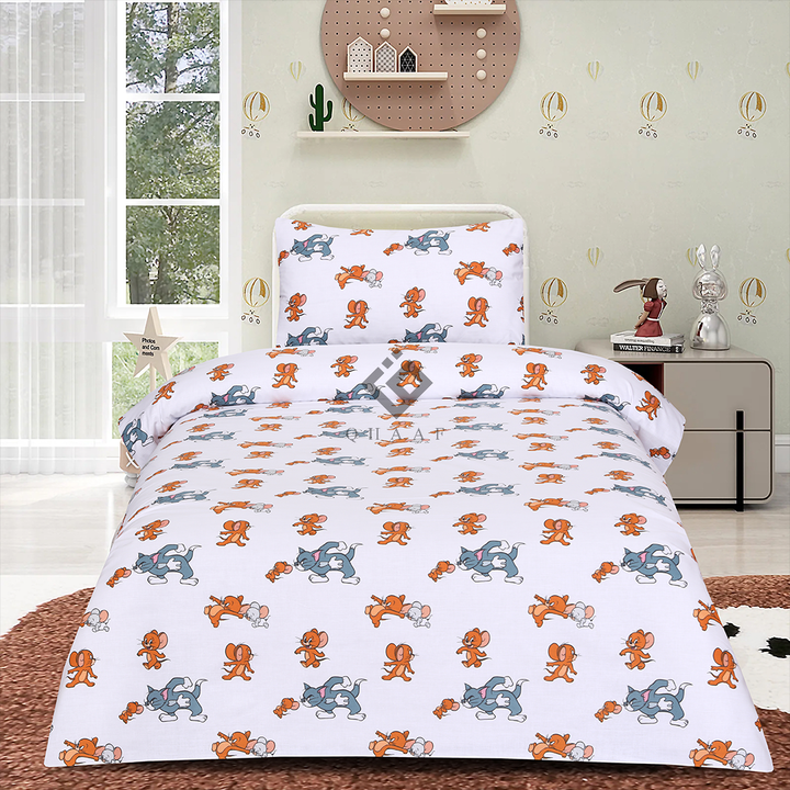 NEW TOM & JERRY-KIDS BEDSHEET SET