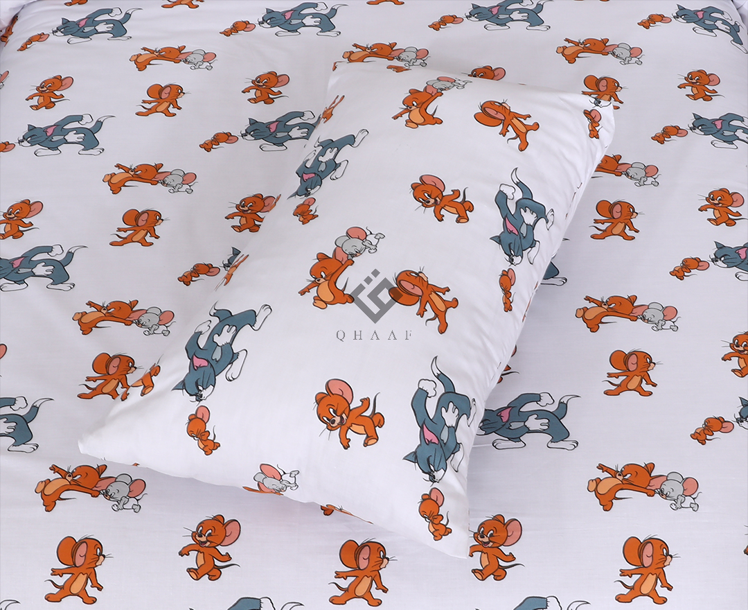 NEW TOM & JERRY-KIDS BEDSHEET SET
