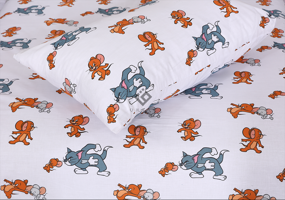 NEW TOM & JERRY-KIDS BEDSHEET SET