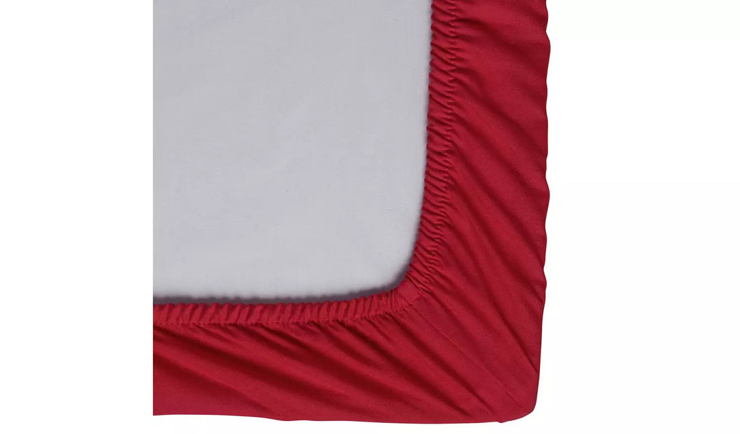 RED FITTED SHEET - (PREMIUM)